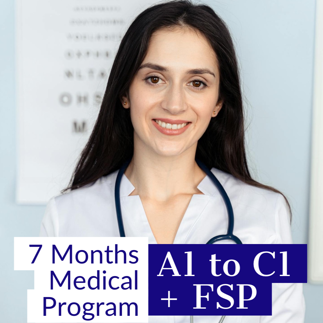 A1 to C1 7 MONTHS COURSE + FSP PREP